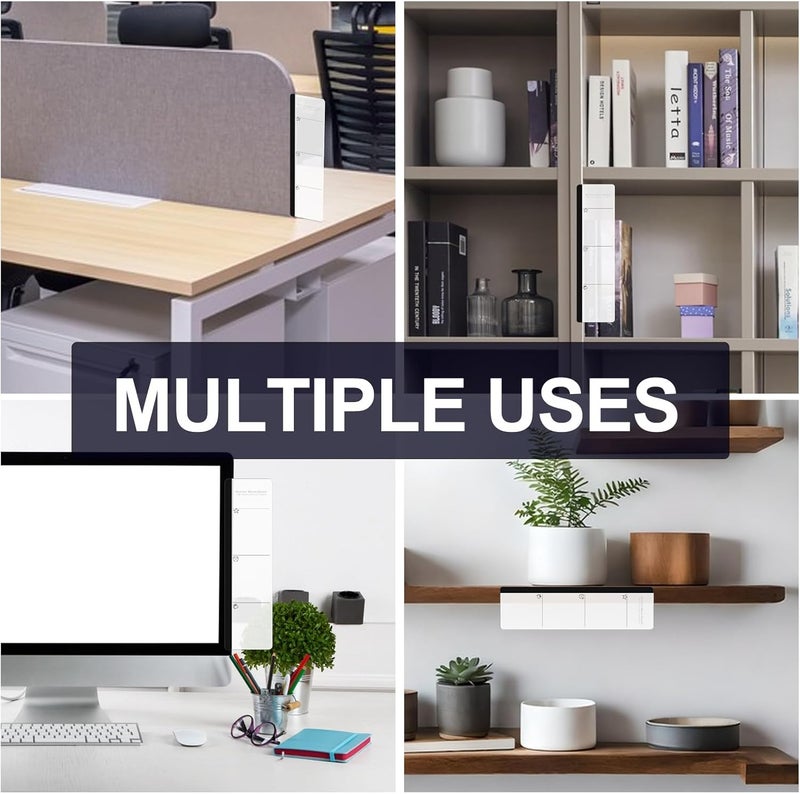 Zcxbeh Office Desk Accessories 2pcs Multifunction Computer Monitor Memo Board - Office Supplies for Women Men Computer Sticky Note Holder Home Decor (function Monitor Memo Board) - Image 5
